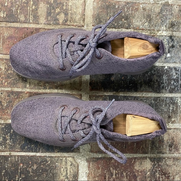 Allbirds Men Purple Muave The Wool Runners Active Running Sneaker Shoes Laces 12 - Picture 8 of 9